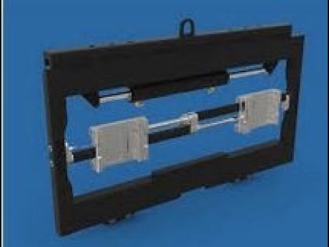 Side Shifting Fork Positioner demonstration Mitsubishi Forklift New York Dealer