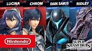 Super Smash Bros. Ultimate – Dark Samus and Chrom gameplay (2 on 2, Stage Morph)
