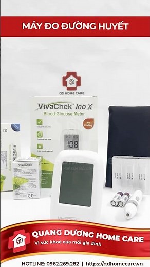 MÁY ĐO ĐƯỜNG HUYẾT VIVACHEK INOX | QUANG DƯƠNG MEDICAL GIỚI THIỆU