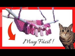 🔥🔥 HAMACA de MACRAMÉ para GATOS😻 PASO a PASO ✅