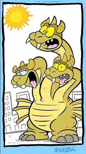 Lil ‘G’ Hot Daze #cartoon #godzilla