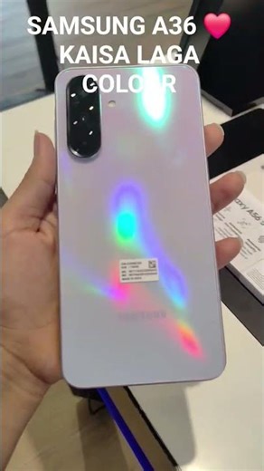 SAMSUNG A36 ❤️ UNBOXING #shortsfeed #trending #ytshorts #smartphone