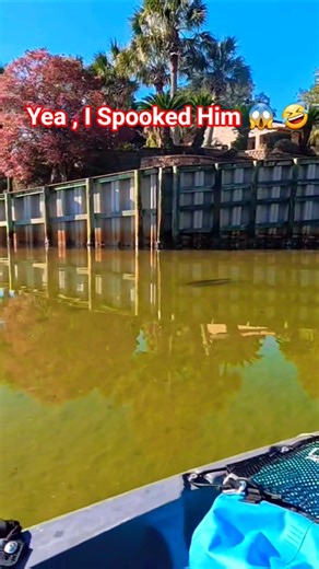 The WORST FISHERMAN EVER 🤣🤣🤣 #fishingfail #epic #newbie #rookie #googan #spooked #scared