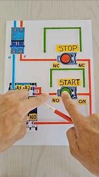 como fazer uma ligação por partida direta em uma contatora.