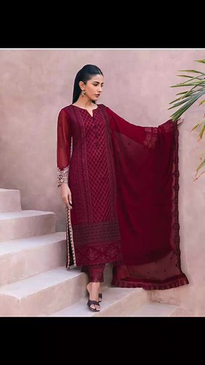 *_AZURE ENSEMBLES_* *_’2024_* *3 PIECE* *There are 8 beautiful outfits in 1 set* *All 3 designs with intricate Hand Embellishments* *LOUNCHING 29 January 2024* | AQS Boutique | Facebook