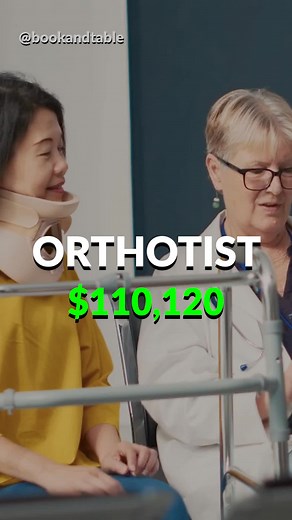 Orthotist | $110,120 to create devices to support patients' limbs 👩‍⚕️ #healthcare #health #orthotist #orthotics #mastersdegree #career #money