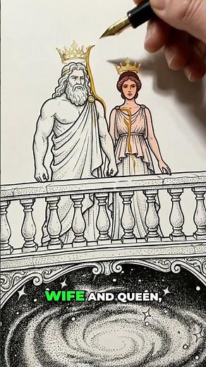 Hera From Cronus’s Prisoner to Olympus’s Queen of Marriage and Power #god #greekmythology #history