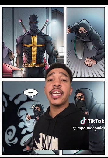 The Origin of Impound - Comic Book Hero #comicbooks #anime #manga #marvel #dccomics #mcu #books #greenscreen