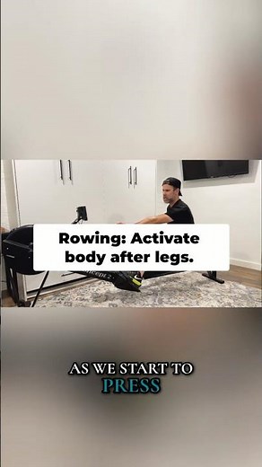 Rowing Machine Tips: Power Up Your Stroke with Legs THEN Body!
