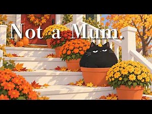 Not a Mum. – Vintage Noir Jazz for Autumn Porches, Cozy Fall Days & a Black Cat