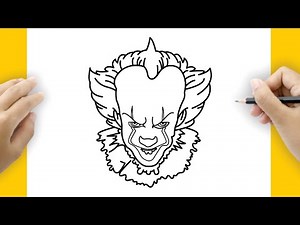 How to Draw Pennywise Easy | Step-by-Step Drawing for Beginners