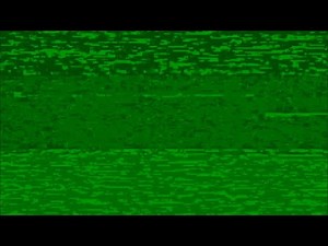 Green Screen TV signal problem effects / glitch overlay