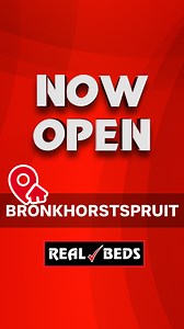  Bronkhorstspruit – your new Real Beds store is OPEN!  Don’t miss our launch specials + giveaways. Come celebrate REAL comfort & real savings today. | Real Beds ZA | Facebook