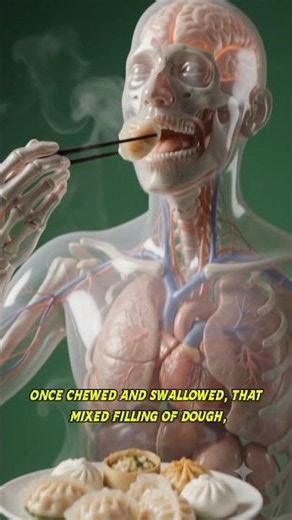 What Dim Sum ACTUALLY Does Inside Your Body 🥟🔥 #foodscience #science #cookanime