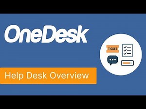OneDesk - Help Desk Product Demo (2025)