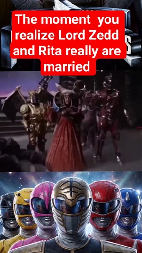 Lord Zedd and Rita really are married 🤣 #powerrangers #movie #funny