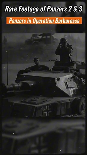 Rare Footage of Panzer 2 & 3 in Operation Barbarossa World War 2