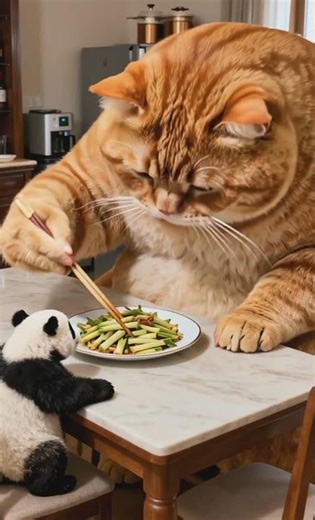 The Heartwarming Friendship Between a Orange Cat and a Pig