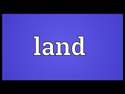Land Meaning