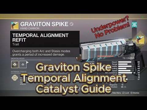 Destiny 2 The Edge Of Fate | Graviton Spike Temporal Alignment Refit Catalyst Guide