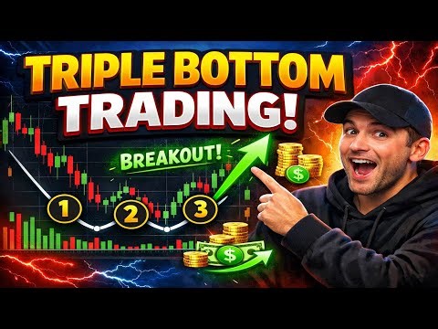 Triple Bottom Trading || How to Spot This Powerful Reversal Pattern