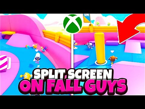 How To Play Split Screen on Fall Guys! (2 Player Split Screen on Xbox)