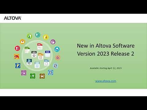 New in Altova Software v2023 Release 2