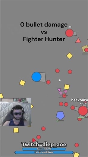 0 Bullet damage vs Fighter Hunter #shorts #gaming #rts