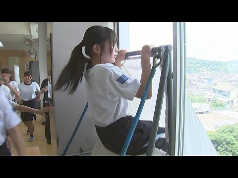 いざという時「救助袋」を使えるか？ 東京の小学校火災を受け県内教育現場で訓練や講習の動き… 定期実施は18市町中7市町にとどまる＝静岡県【わたしの防災】