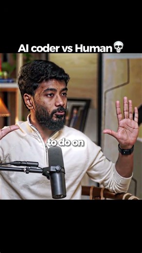 ai coder vs human ‪@vaibhavsisinty‬ #ai #aicoding #aitools