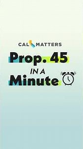 Prop 45 explained l California 2026 election #shorts #california #propositions