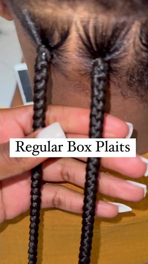 2023 Hair Trends: Regular Box Plaits vs. Knotless Braids