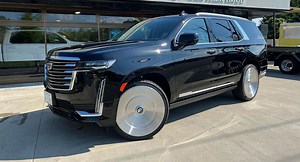 There's Nothing Quite Like A Cadillac Escalade With Solid 26-Inch Disc Wheels | Carscoops