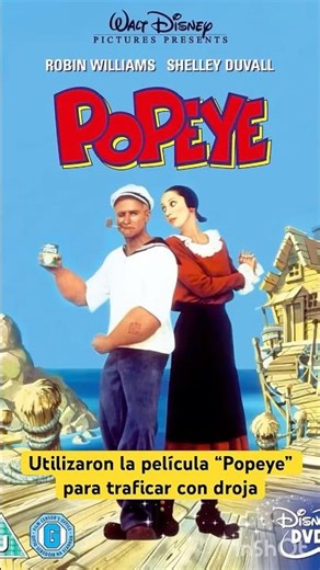 La película “Popeye” fue una tapadera para el narcotráfico #shorts