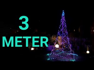 Hombli Smart Christmas Tree | Test | 3 meters high and with 600 LEDs