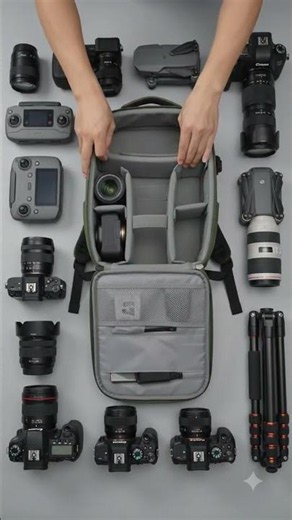K&F Concept Camera Bag Review Best Travel Camera Bag with Tripod & Drone Compartments
