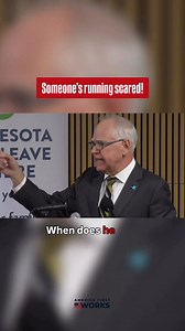 You can run, but you can’t hide from accountability! Tim Walz | America First Works