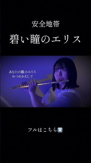 碧い瞳のエリス / 安全地帯 #フルート #flutecover #昭和歌謡