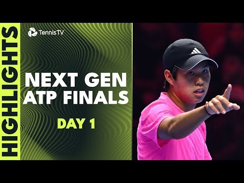 Tien vs Jodar; Blockx, Landaluce In Action | Next Gen ATP Finals Highlights Day 1