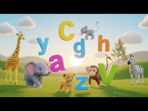 Animal Alphabet Song | ABC & Animal Sounds for Kids | Nursery Rhymes & Educational Songs