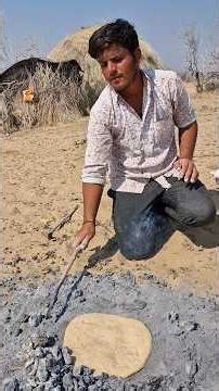 3 किलो की एक ही रोटी बनाते हैं ये लोग 😱 | Life of Shepherds on the India Pakistan Border #desertlife