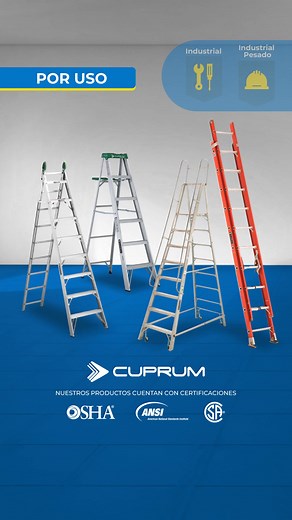 1.9K views · 267 reactions | Si eres pintor, electricista, constructor o simplemente necesitas una para tu hogar, aquí encontrarás la que mejor se adapte a tus necesidades. 瀞 ¡Todas las escaleras que puedas necesitar están en Novex! Link: https://www.novex.com.gt/#ac36/fullscreen/f[brand][]=Cuprum&m=and&q=escaleras | Ferreteria Novex | Facebook