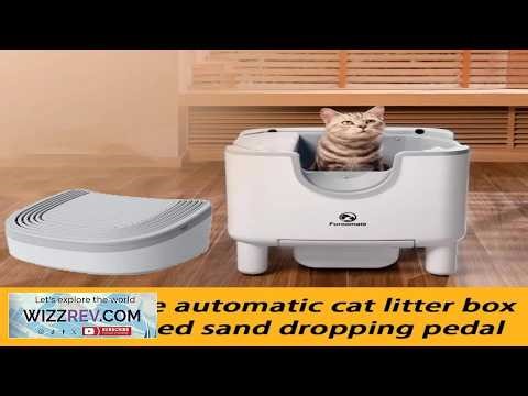 Intelligent Open Automatic Cat Litter Box Self Cleaning Extra Large Cats Litter