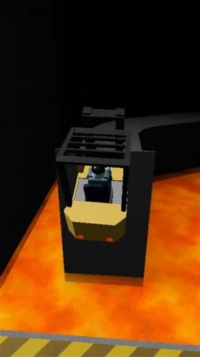 Jumping Over Lava With a Forklift Feels Impossible 😨🔥🚜