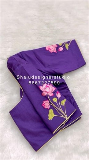 Beautiful thread work blouses completely washable #unique #blouse #saree #fashion