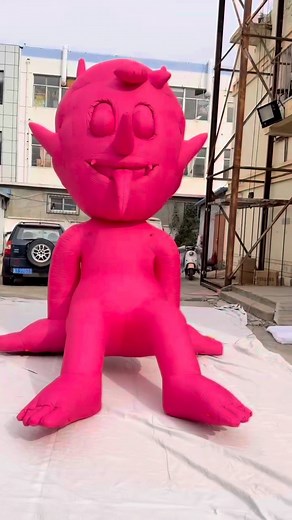 4m inflatable pink cartoon shu | Yantai Airart Inflatable Co.,Ltd | Facebook