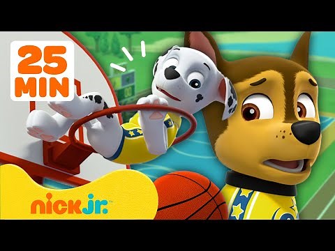 ¡Deportes al rescate y aventuras con Paw Patrol! 🏀 | Compilación de 25 minutos | Nick Jr. en Español