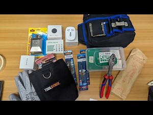 Tuya smart switch, smart plug, lock, anti-cut cap, Knipex pliers, bocsh drill bit