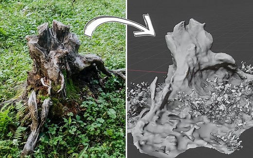 如何简单且免费的把实体物体通过拍照转化为3D模型文件
