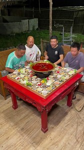 709K views · 13K reactions | Chinese cooking style hot pot eating enjoy with my teams. please enjoy with my Great love. This steaming record of my rural life | Satia Cooking Tv | Facebook